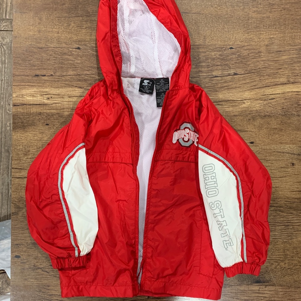 Kids Ohio State (OSU) windbreaker jacket